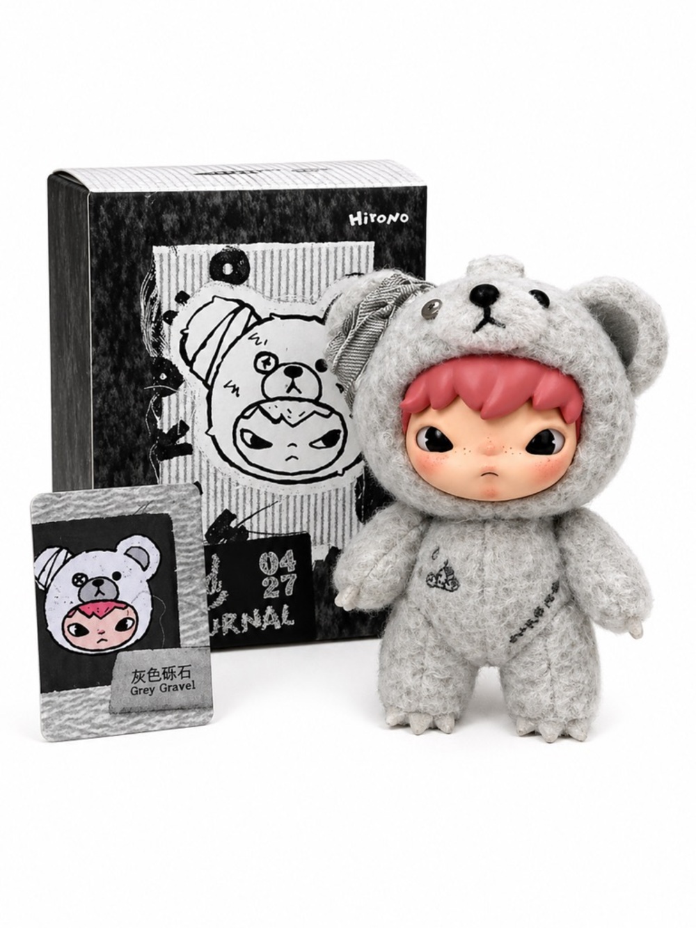 Hirono Road Journal Series-Plush Doll
Pendant Confirmed Grey Gravel